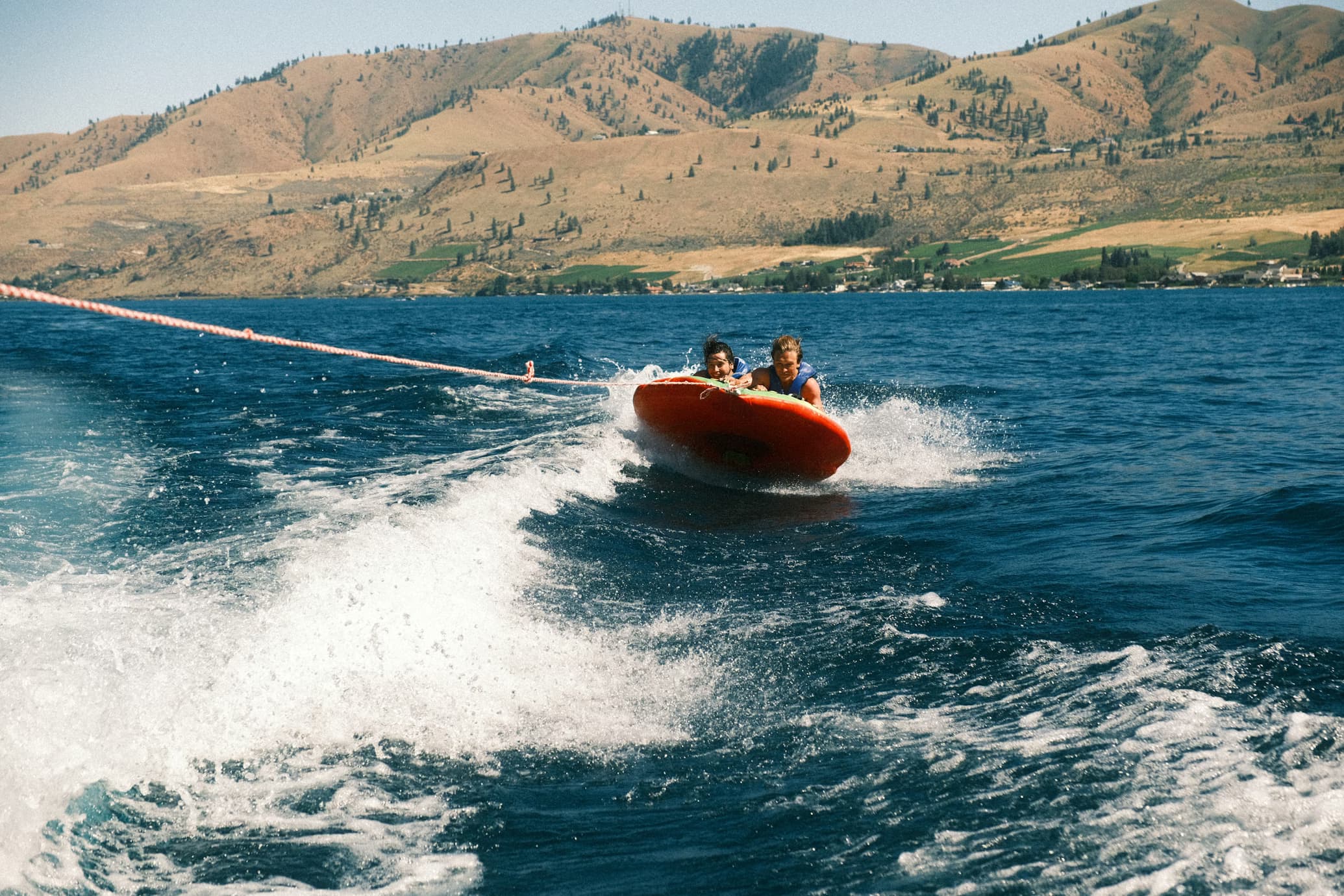 Tubing on Lake Wakatipu, Queenstown